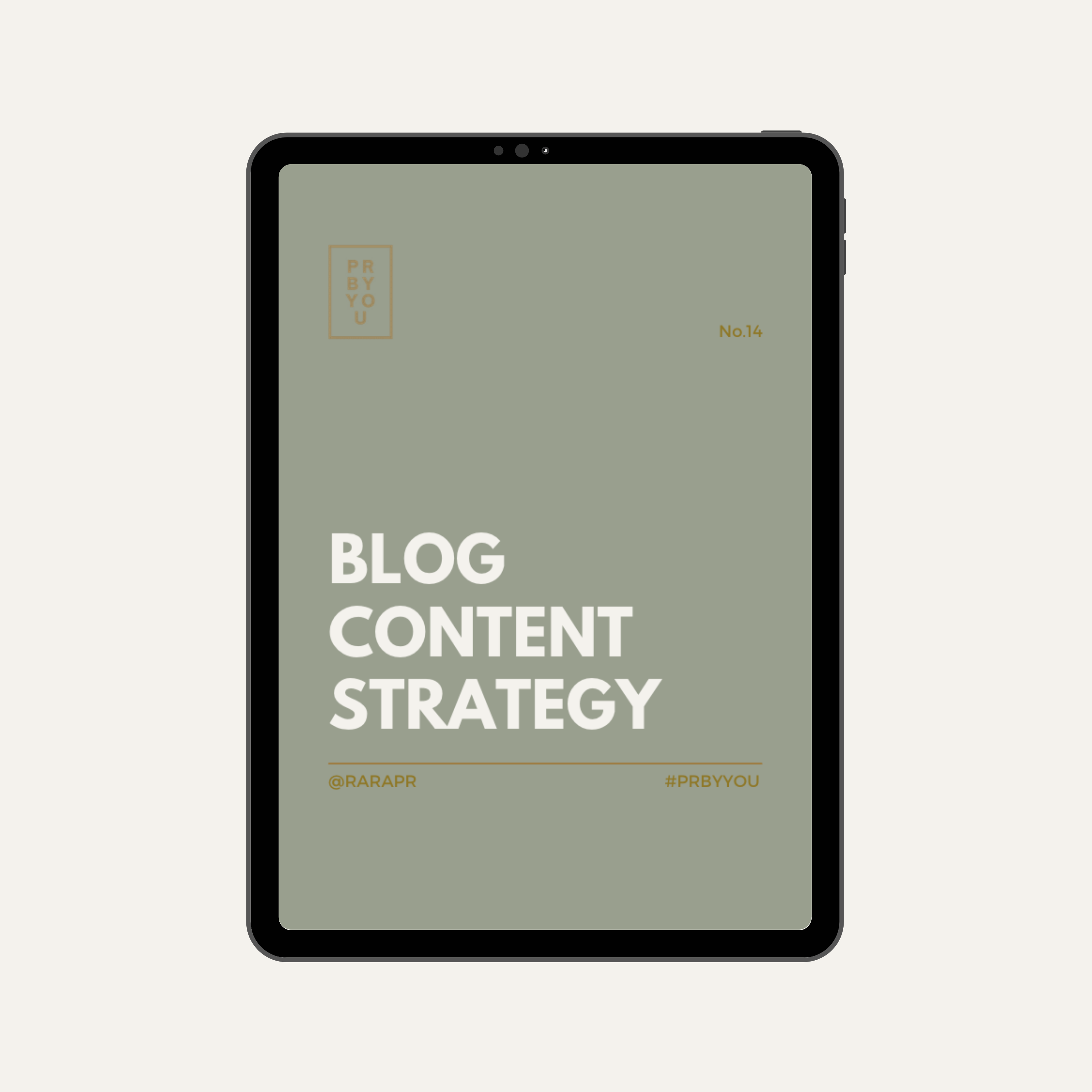 PRBYYOU #14 | Blog Content Strategy (EBOOK)