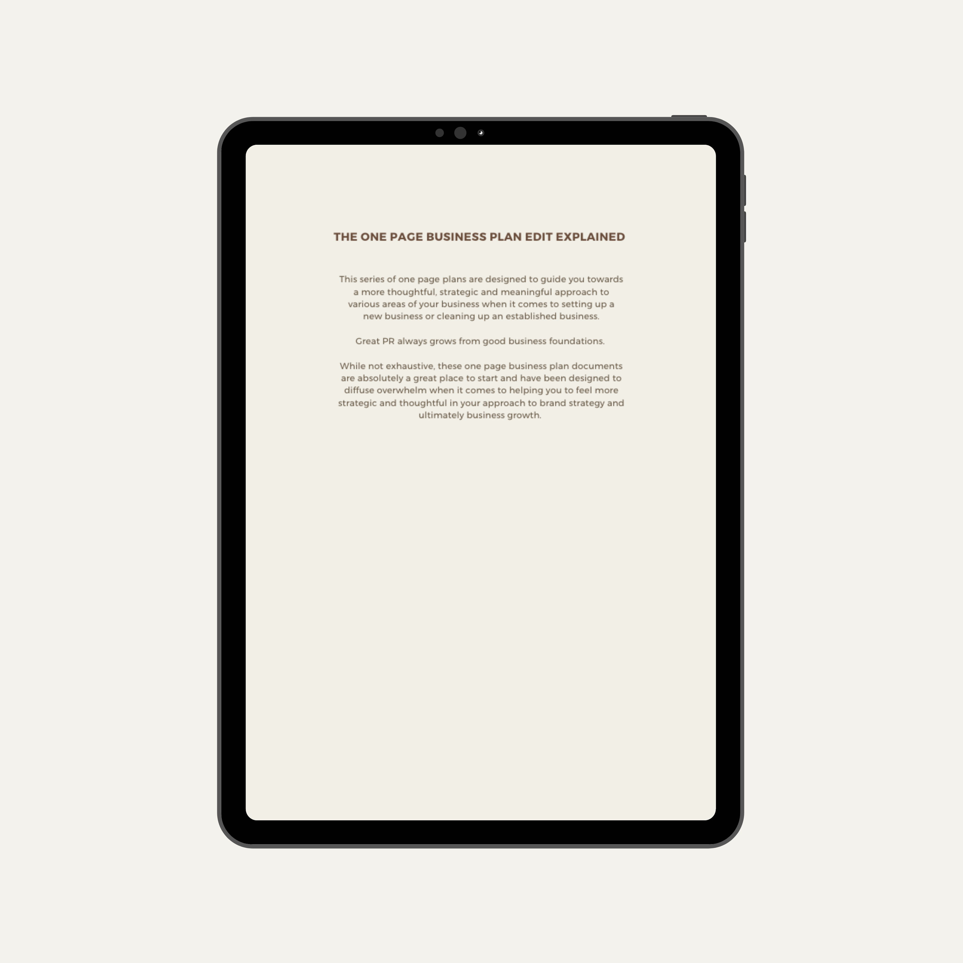 PRBYYOU #1 | The One Page Business Plan Collection - Image 3