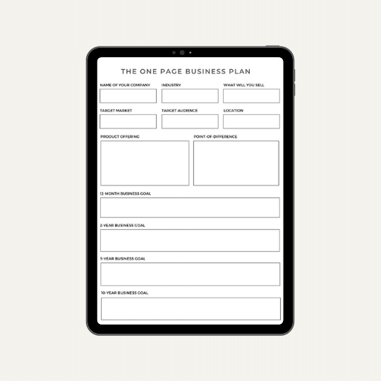 PRBYYOU #1 | The One Page Business Plan Collection - Image 4