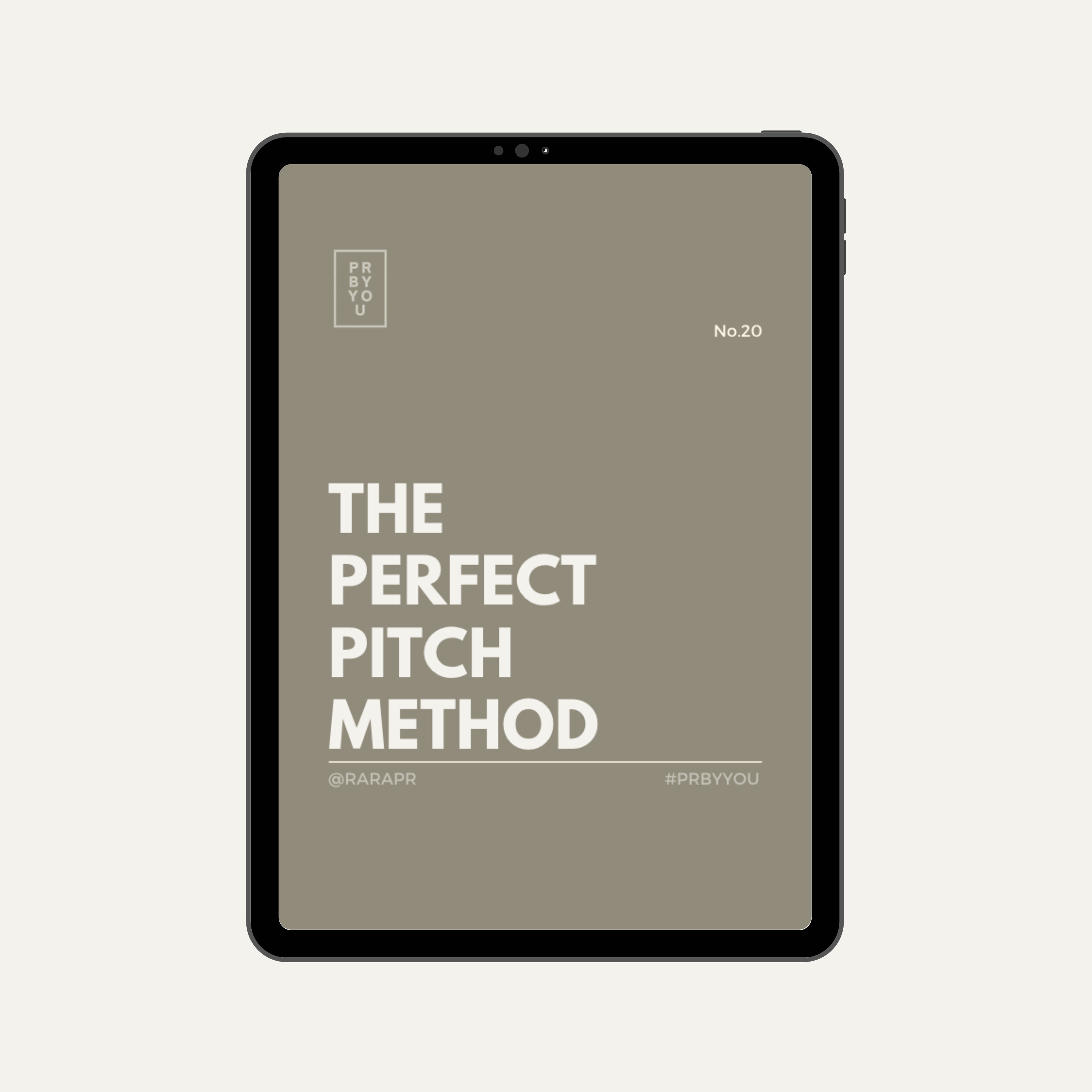 PRBYYOU #20 | The Perfect Pitch Method